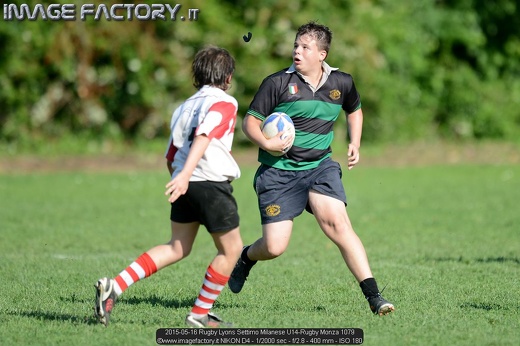 2015-05-16 Rugby Lyons Settimo Milanese U14-Rugby Monza 1079